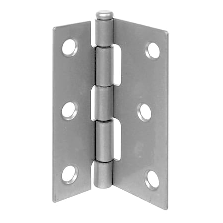 Prime-Line Screen Door Replacement Hinges, 3 in. Long, Steel, Aluminum, PK2 K 5038